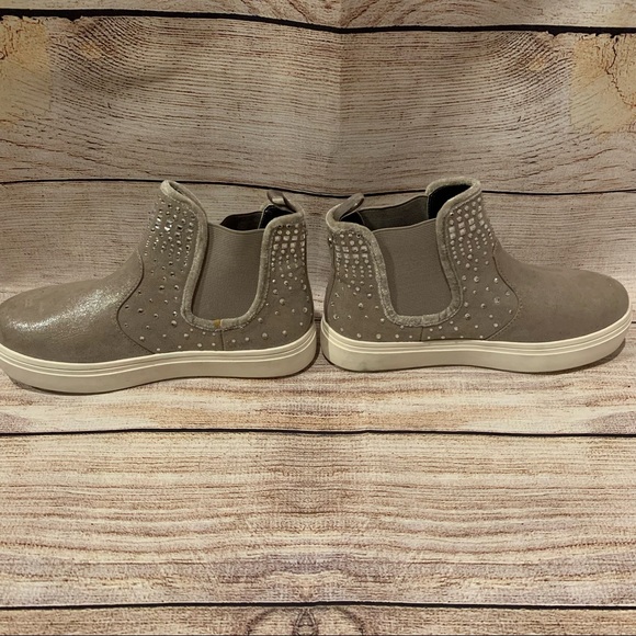 Stuart Weitzman Double Stones Sneakers Dark Gray - Picture 3 of 10